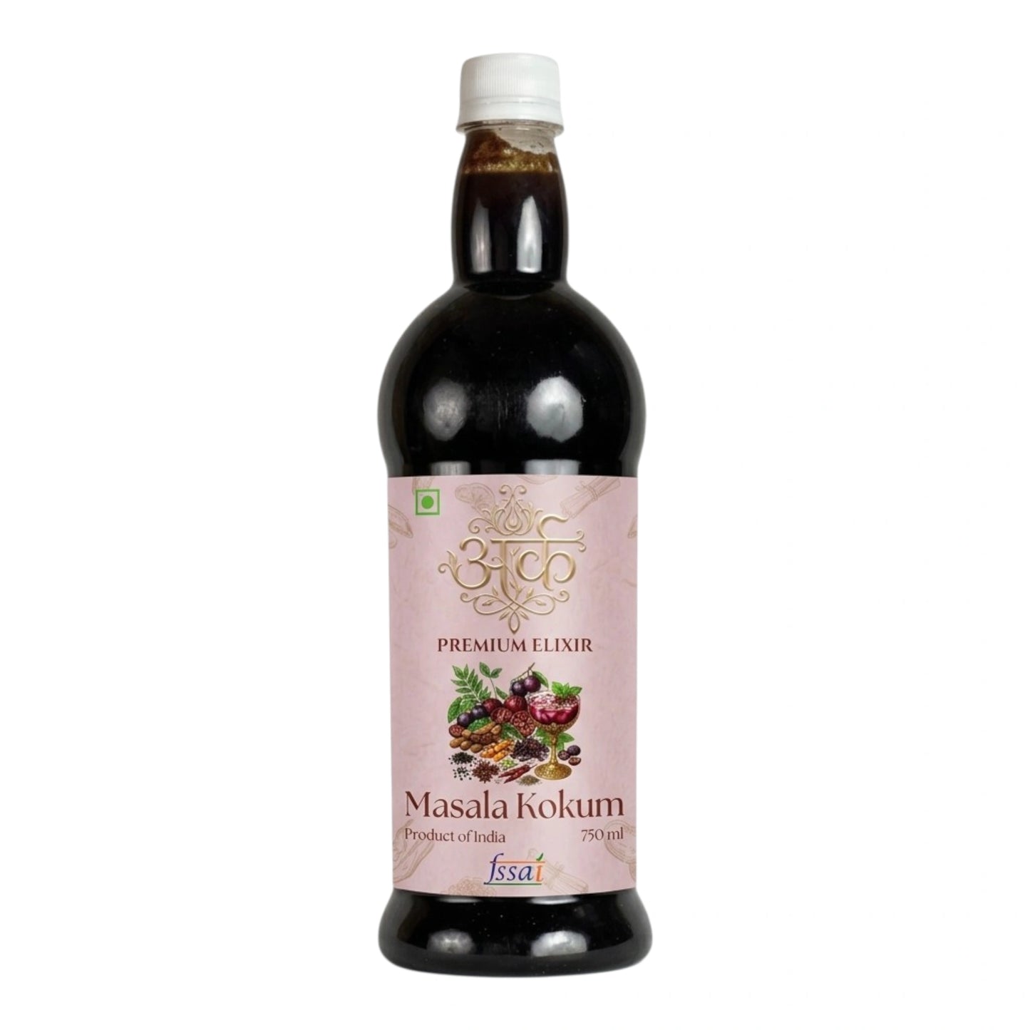 Masala Kokum Mocktail Syrup | Authentic Spiced Kokum Elixir by अर्क (750ml)