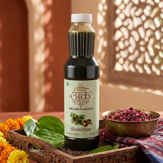 Shahi Paan Crush | Premium Gulkand & Elaichi Elixir by अर्क (750ml)
