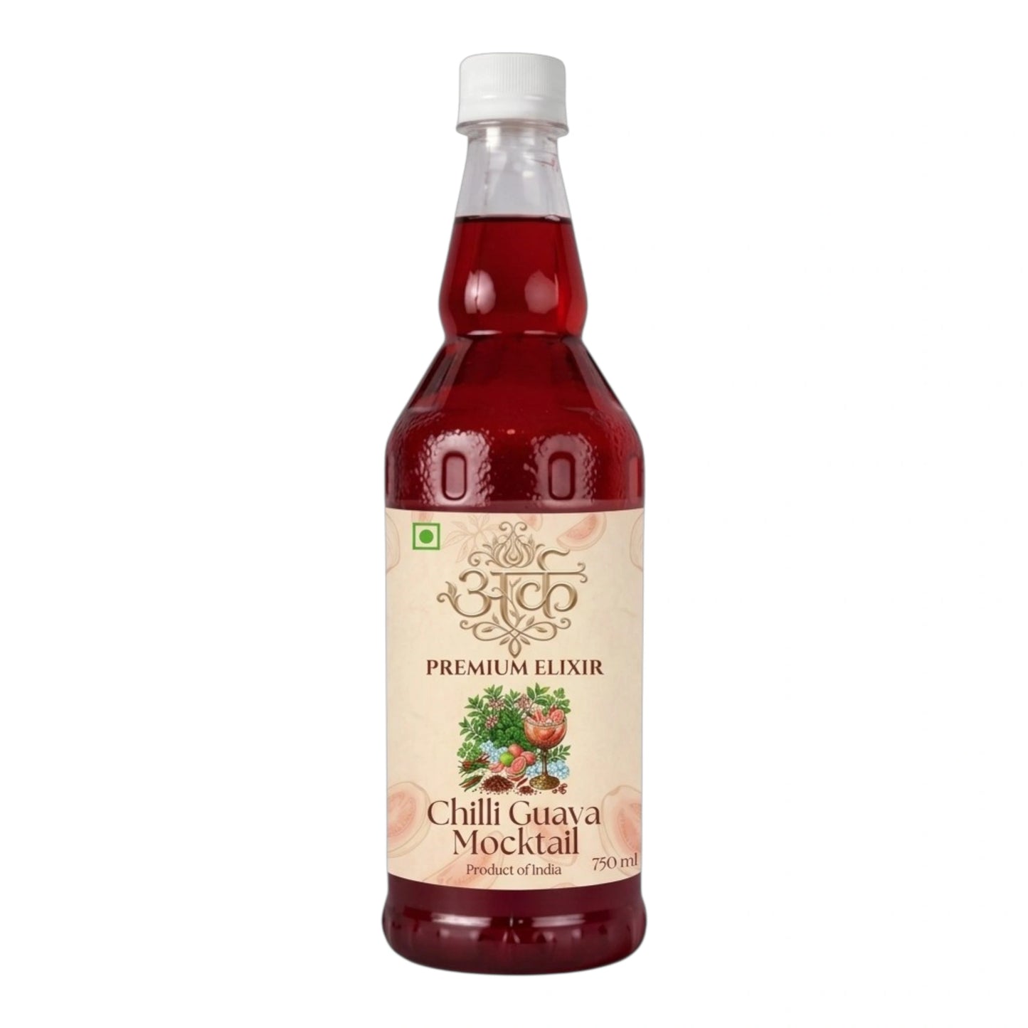 Chilli Guava Mocktail Syrup | Tropical Spicy Guava Elixir by अर्क (750ml)