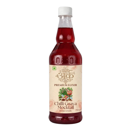 Chilli Guava Mocktail Syrup | Tropical Spicy Guava Elixir by अर्क (750ml)