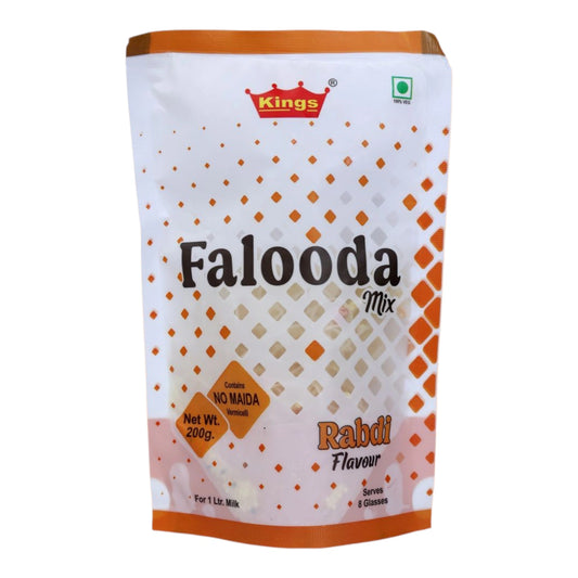 Drinking Falooda Mix | Rabdi Flavour with Corn Vermicelli (No Maida) | 200gm