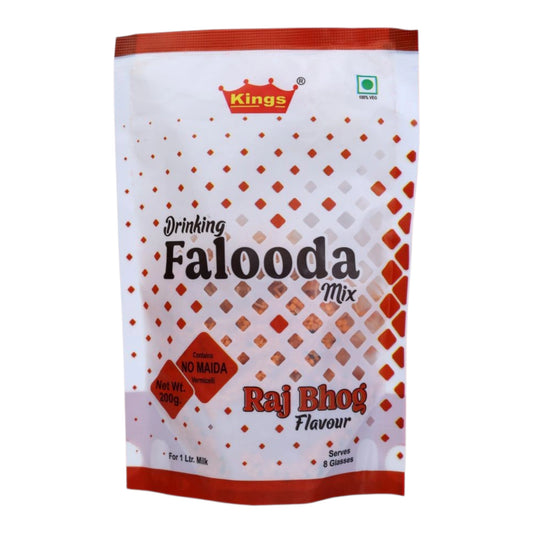 Drinking Falooda Mix | Rajbhog Flavour with Corn Vermicelli (No Maida) | 200gm