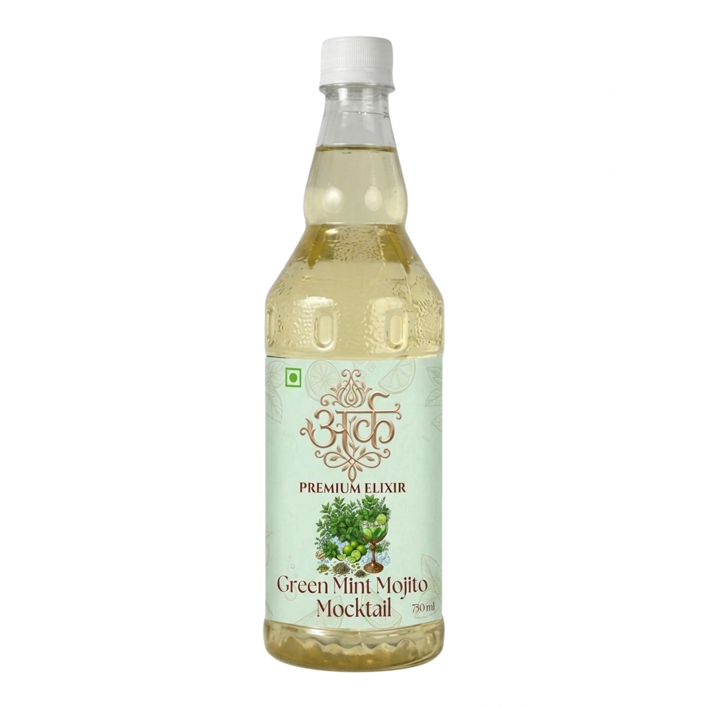 Green Mint Mojito Syrup | Premium Pudina & Lemon Elixir by अर्क (750ml)