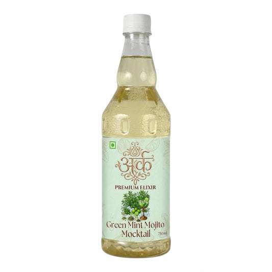 Green Mint Mojito Syrup | Premium Pudina & Lemon Elixir by अर्क (750ml)