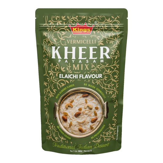 Kheer Payasam Mix | Elaichi Flavour with Almond Flakes | No Maida, Gluten Free | 200gm