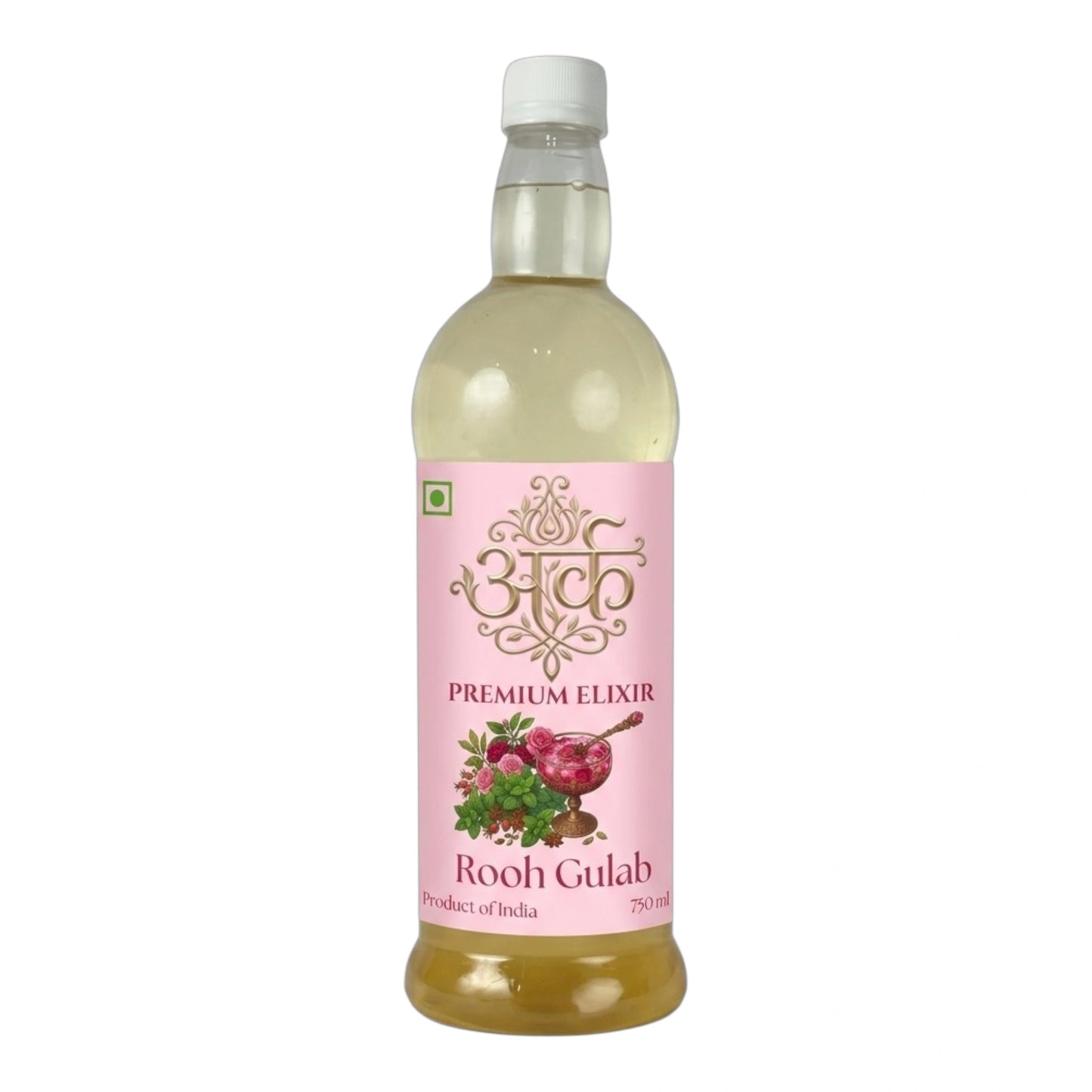 Rooh Gulab Syrup: The Haldighati Legacy | Pure Haldighati Chaitri Rose Elixir (750ml)