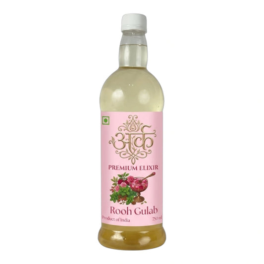 Rooh Gulab Syrup: The Haldighati Legacy | Pure Haldighati Chaitri Rose Elixir (750ml)
